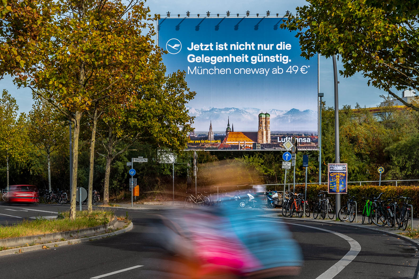 OOH Kampagne für die Lufthansa am Bahnhof Berlin Südkreuz
