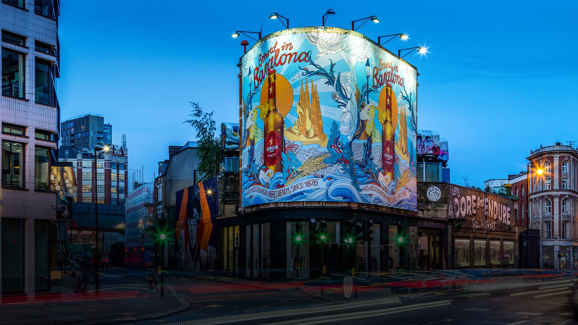 Estrella Werbeposter in London