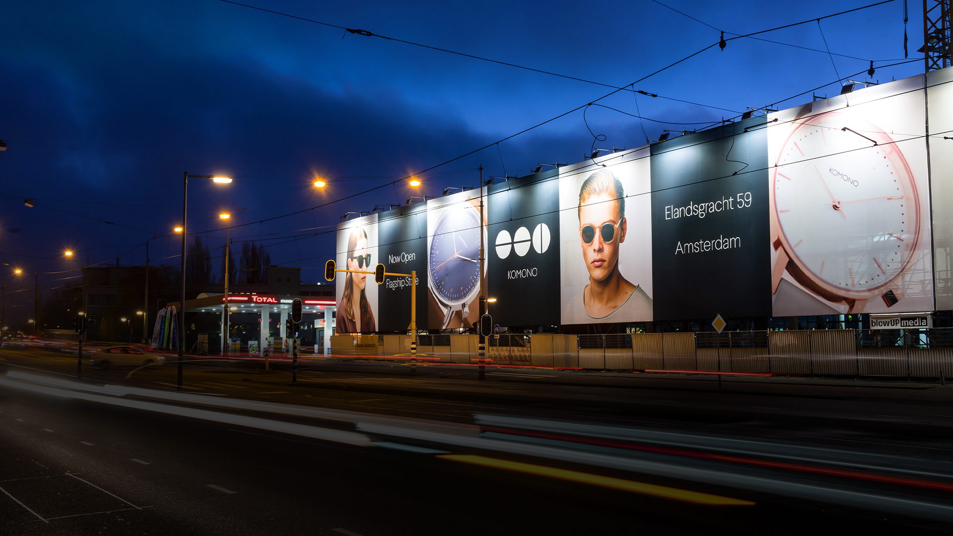 Komono Werbekampagne in Amsterdam
