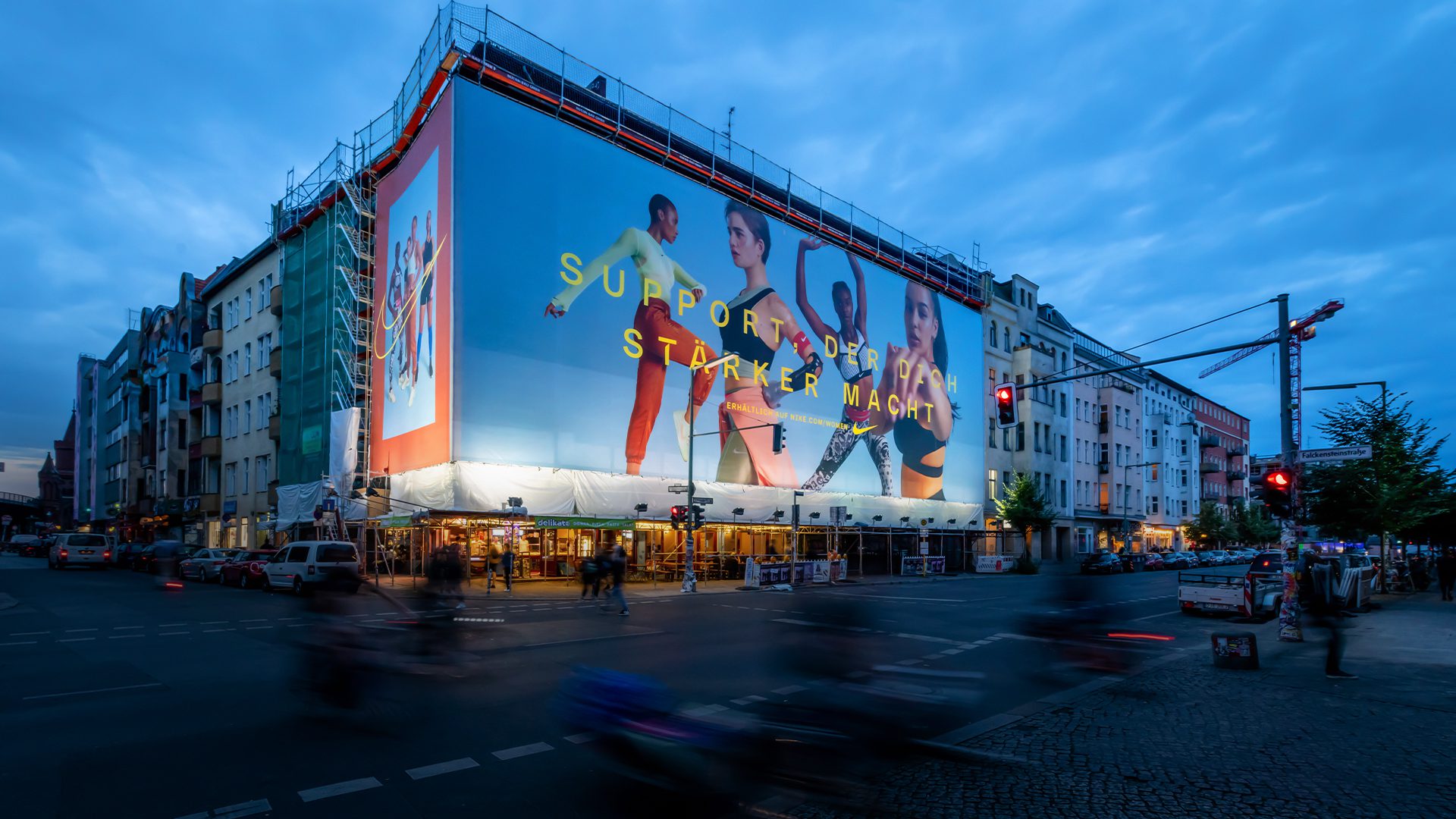 Nike Werbeposter in Berlin