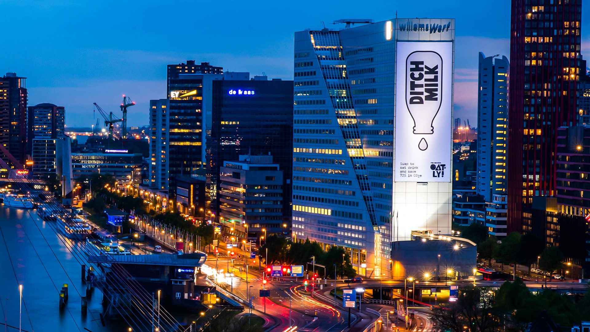 Oatly Kampagne in Rotterdam