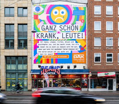 OOH Kampagne der DAK