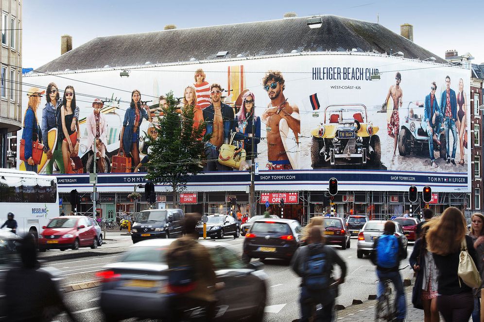 Gigantischen Riesenposter
