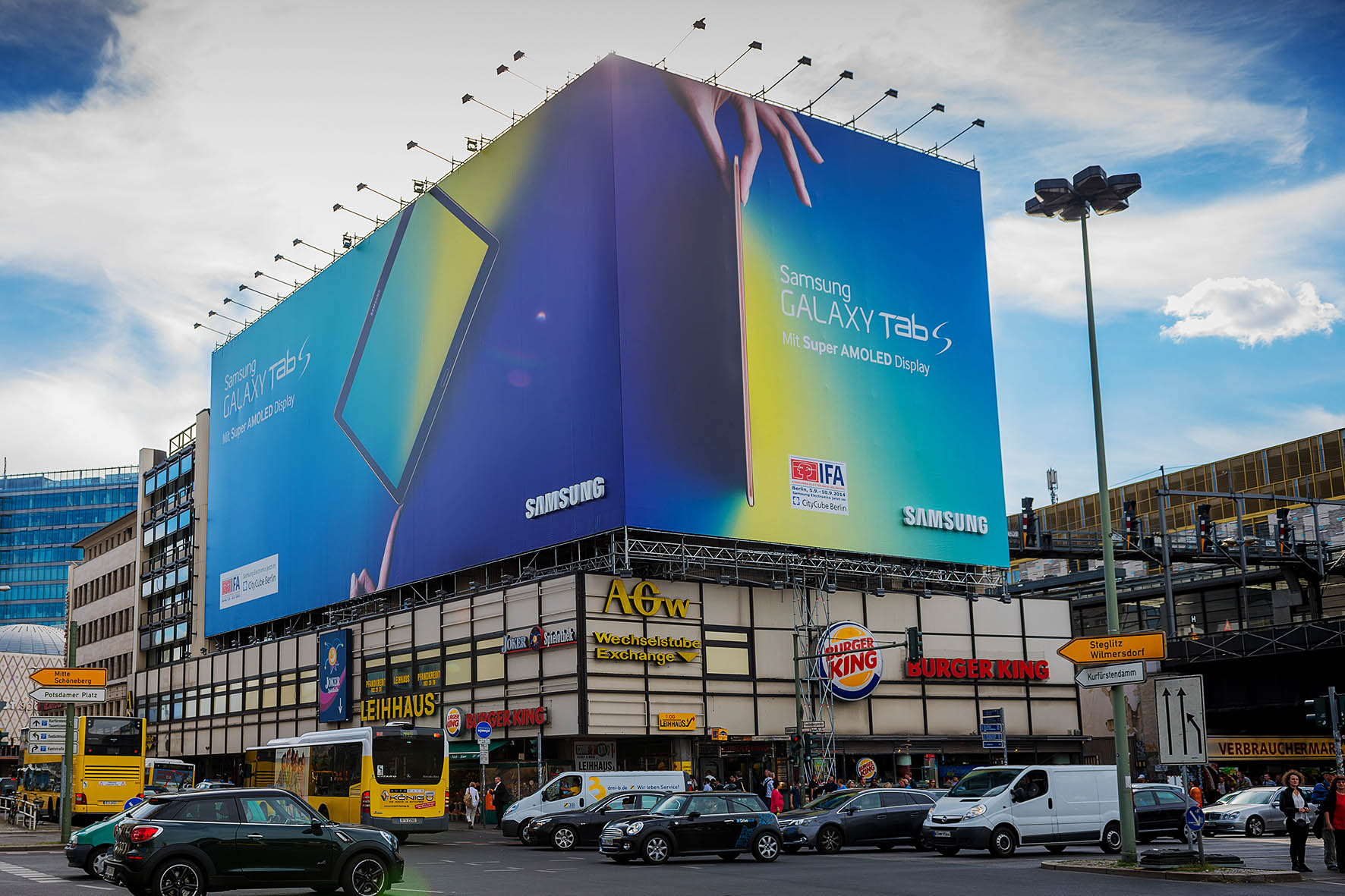 Samsung Riesenposter in Berlin