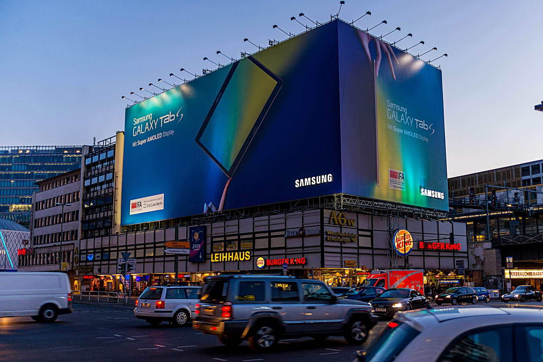 Samsung Außenwerbung in Berlin