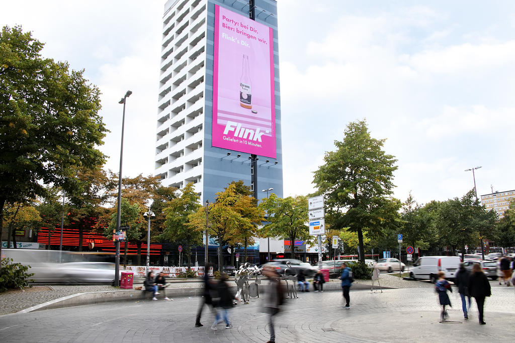 Flink Kampagne in Hamburg an der Reeperbahn