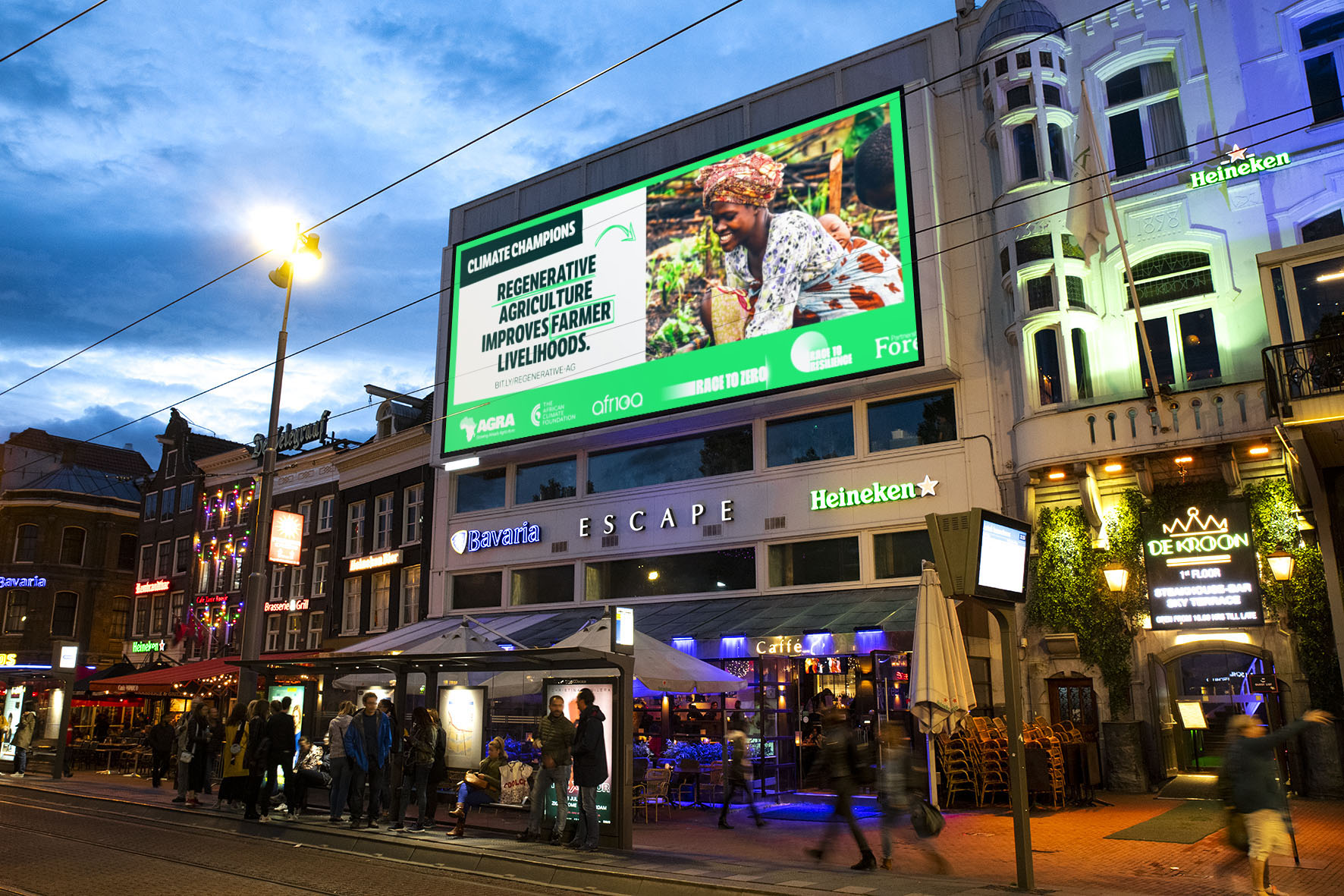 Nachhaltigkeitskampagen in Amsterdam