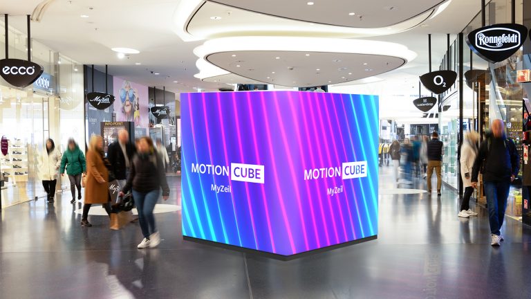 Motion Cube: Innovativ, digital und direkt am Point of Sale