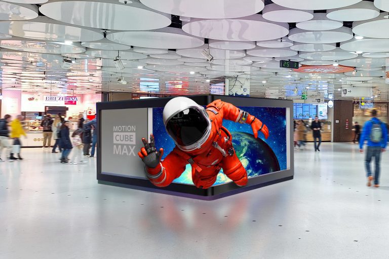 blowUP media launcht größten Motion Cube
